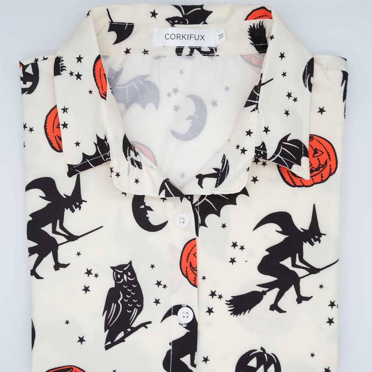 Hawaiian Button Down Shirts for Women Halloween Thankgiving Christmas Valentines St Patricks Long Sleeve Tops Blouse - Image 4