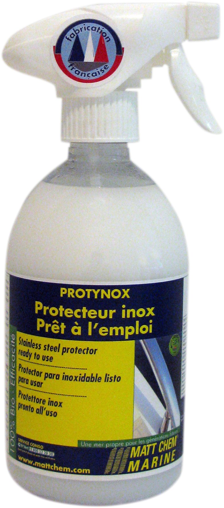 Matt Chem 975M Protynox produit de protection pour acier inoxydable anti-traces