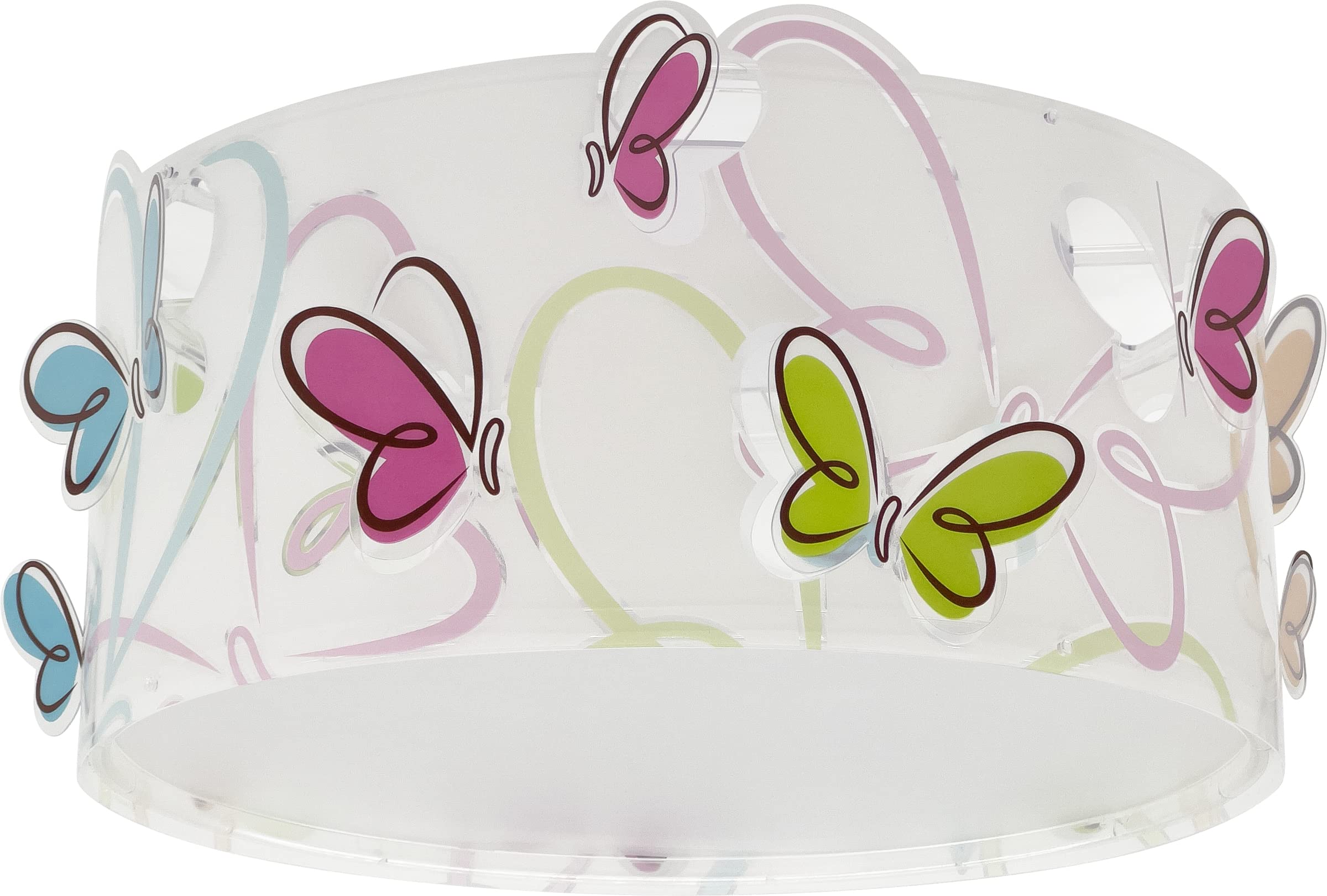 Dalber Lámpara plafón de techo infantil Butterfly Mariposas, plafones infantiles