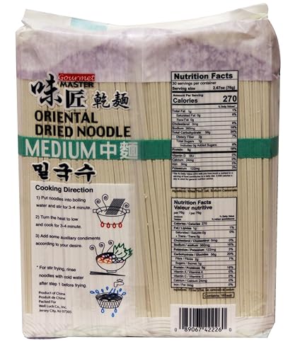 Miniatura 2 de Gourmet Oriental Dried fideos somenMedio, 5libras