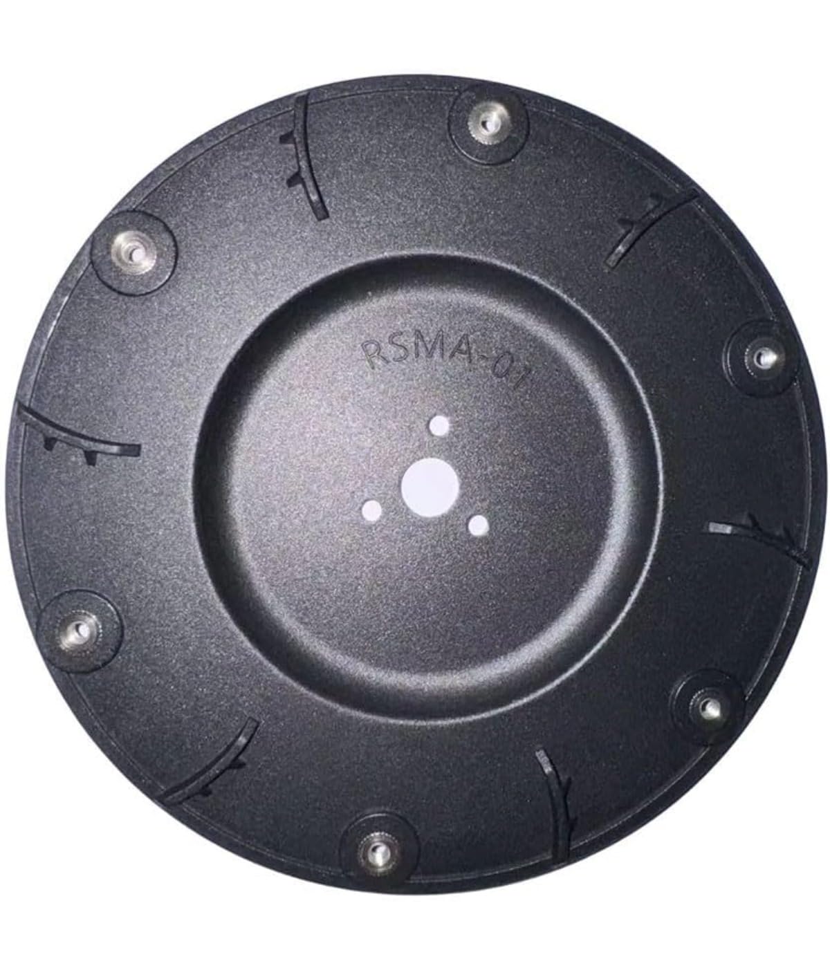 Rasenmäher-Klingen, Ersatzklingen, Rasenmäher Ersatzteile, Stahl, Kompatibel mit den Modellen Mammotion LUBA 1 AWD und LUBA 2AWD, Schwarz, 2 Stück
