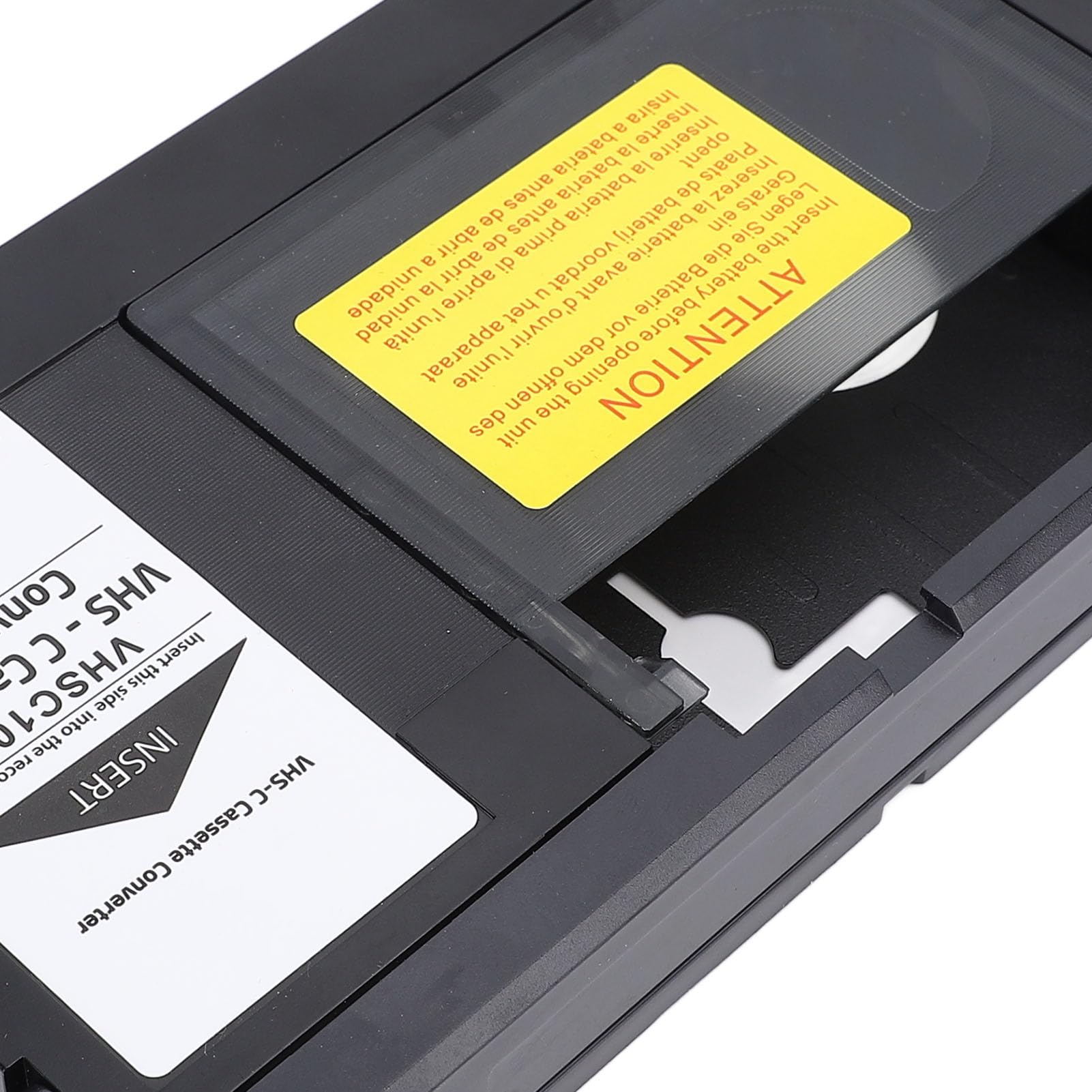 Denash Adaptateur de Cassette VHS C, Lecture de Bandes VHS C S VHS, avec Commande à Une Touche, pour Lecteur Enregistreur VHS