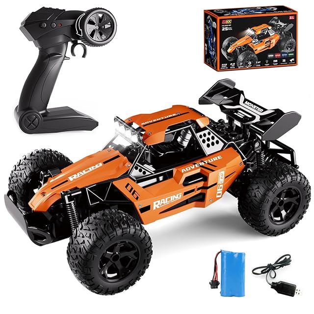 RC Monster Truck for Kids Ages 4 8 1 12 Remote Control Car with Alloy Shell 15 5
