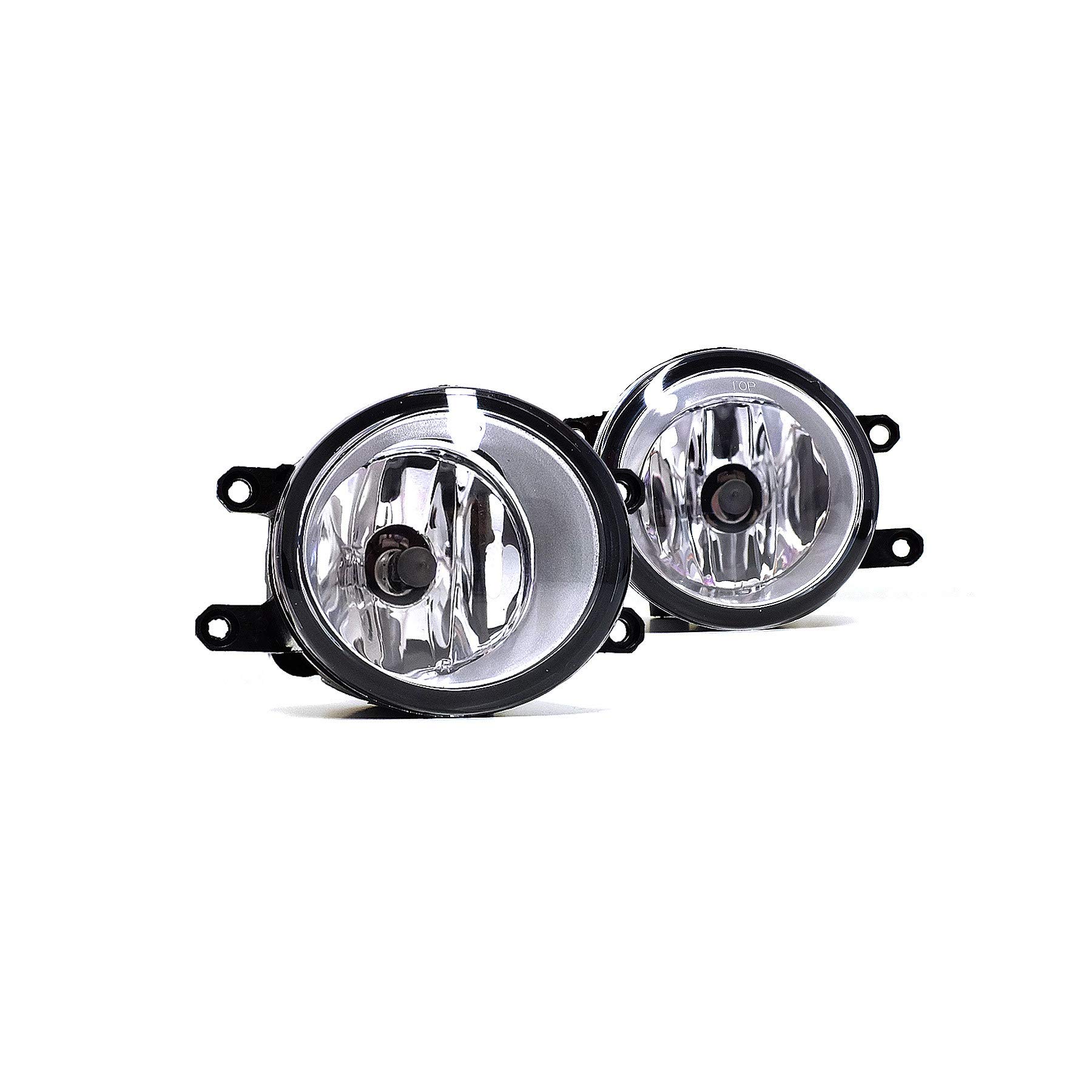 CBX Auto 2pcs Clear Lens Front Bumper Fog Lights+Bulbs+Switch+Wiring