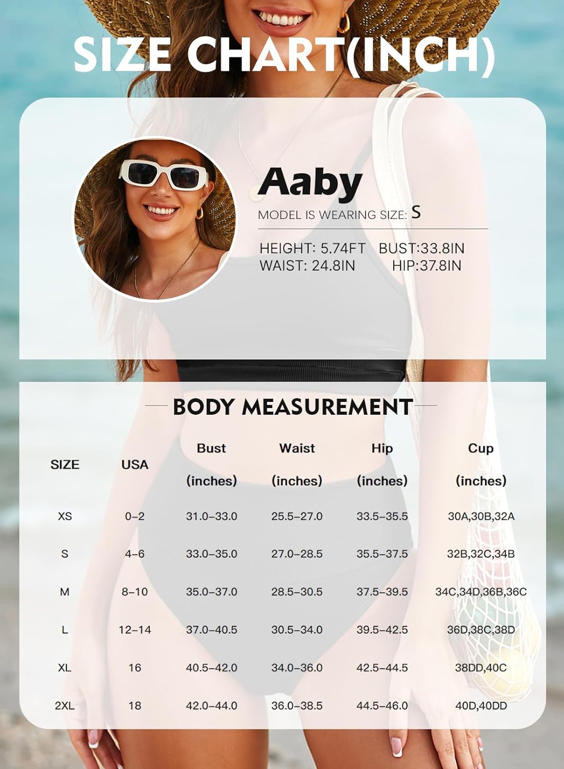 Herseas Womem 2 Piece High Waisted Bestselling Bikini Set Color Block Swimsuit 2025 Summer Beach Swim Bathing Suit