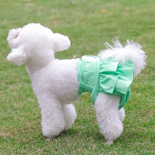 Miniatura 6 de Pañales reutilizables para perros hembras, paquete de 3 pañales lavables de alta calidad altamente absorbentes, pañales flexibles para cachorros,