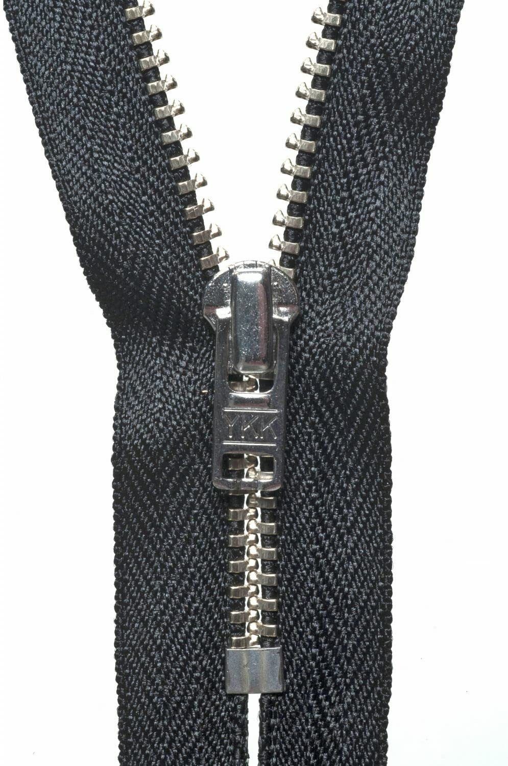 YKK Auto Lock Zip, No. 580 Black, 18 cm Length