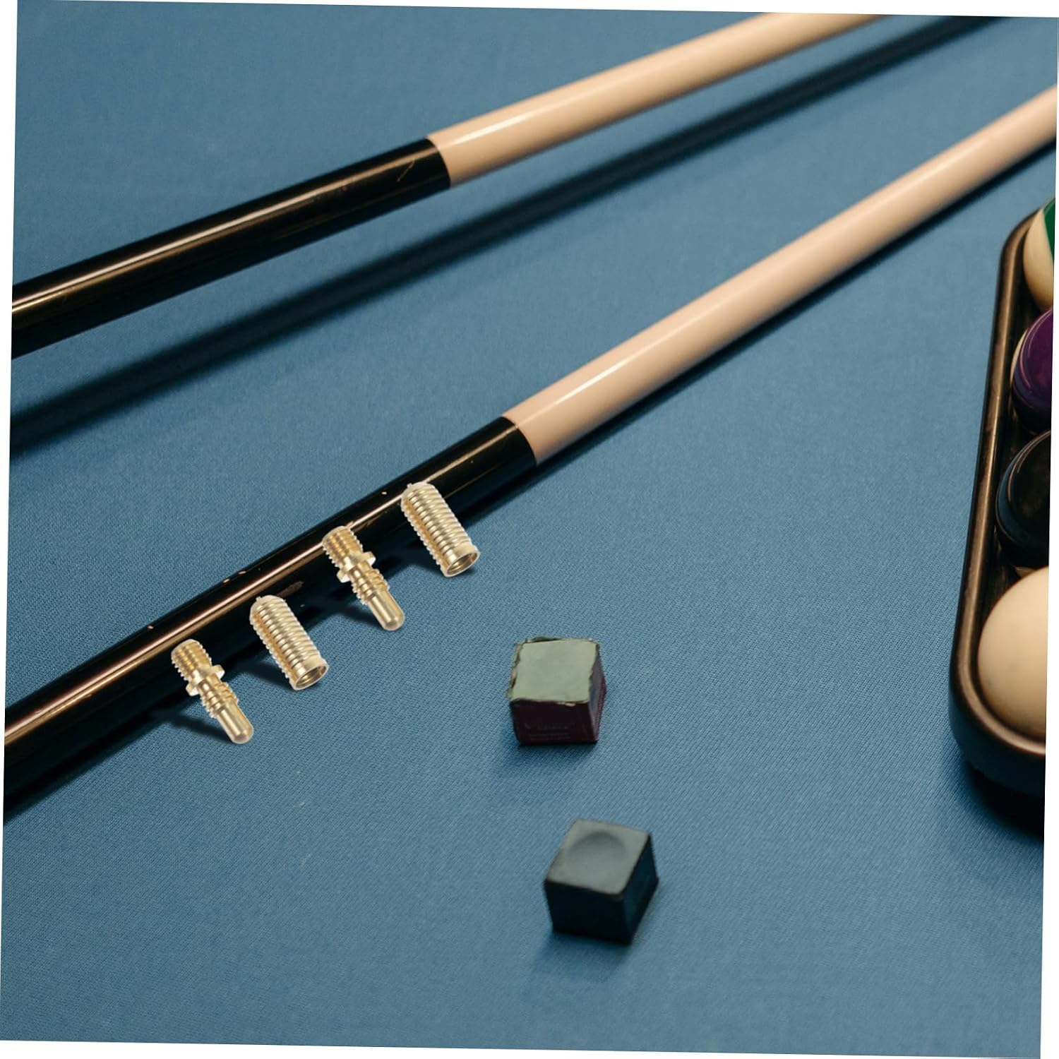 4 Sets Billiard Cue Screws Pool Cue Screws Pool Cue Tip Screws Billiard Cue Repairing Screws Heavy Duty