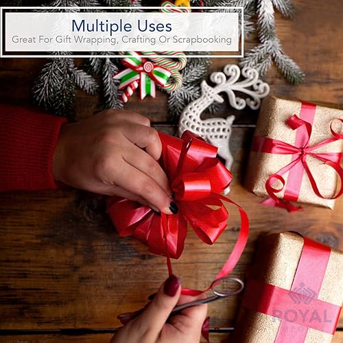Miniatura 7 de Royal Imports Cinta impermeable de satén de polietileno de 1.5 pulgadas (#9) para decoración floral y artesanal, rollo de 100 yardas (carrete de 300