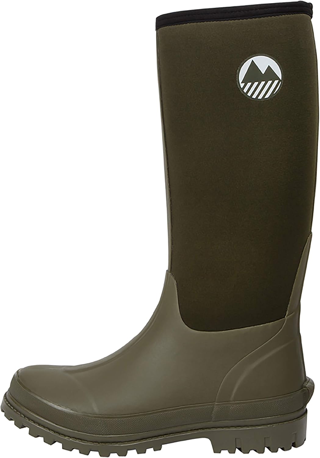 Lakeland Active Men's Rydal Neoprene & Rubber Wellington Boots Moss