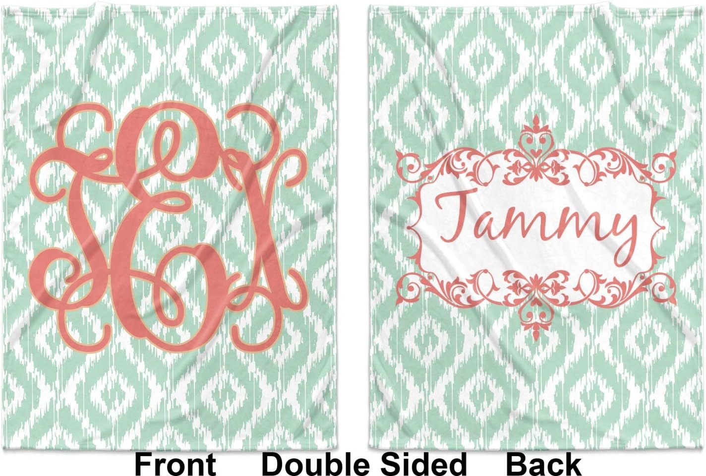 モノグラムBaby Blanket ( Personalized ) Baby Blanket mi-baby-blanket-fb