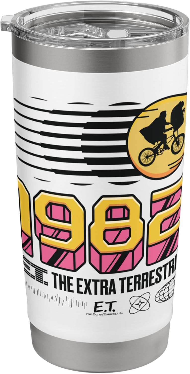 E.T. the Extra-Terrestrial 1982 Retro Stainless Steel Insulated Tumbler