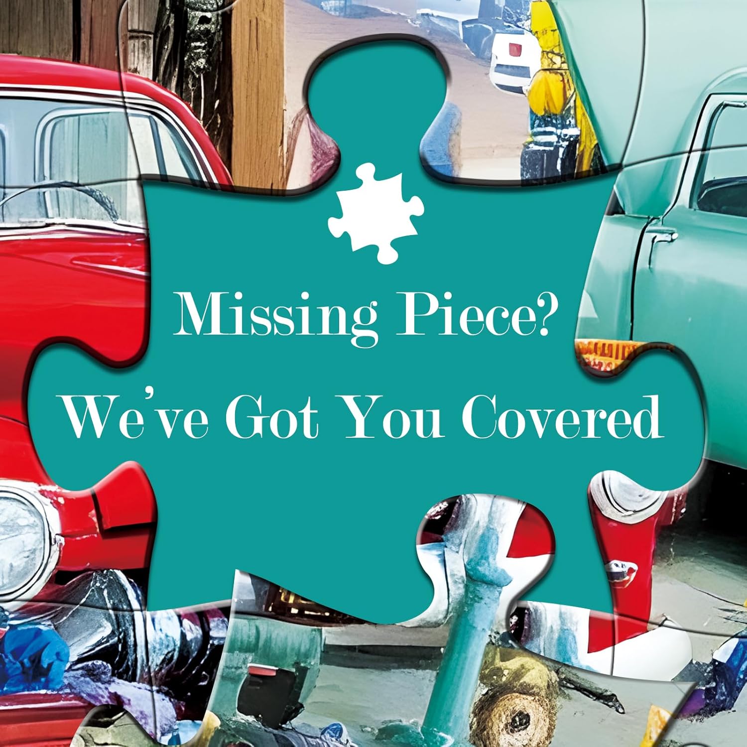 300 Piece Puzzles for Adult,Cute Cat Cool Car Puzzle for Kids Adult Seniors,Unique Auto Repair Shop Jigsaw Puzzle for Kids Ages 8-10 10-12,Challenging Family Game Gift for Friends Men Women,20.5*15 In
