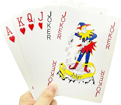 5X7 Jumbo Playing Cards, 4X Oversized Ginat Deck of Larger Card