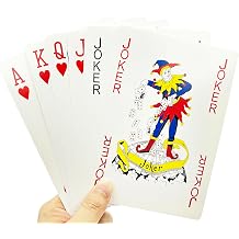5X7 Jumbo Playing Cards, 4X Oversized Ginat Deck of Larger Card