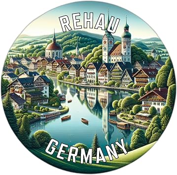 Rehau Germany Souvenir Vinyl Decal Sticker 2-Inch