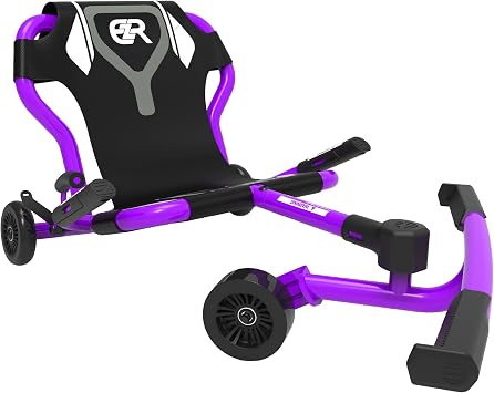 EzyRoller Classic X Ride On Toy for Kids, Ages 3-12, Up to 154 lbs - Purple