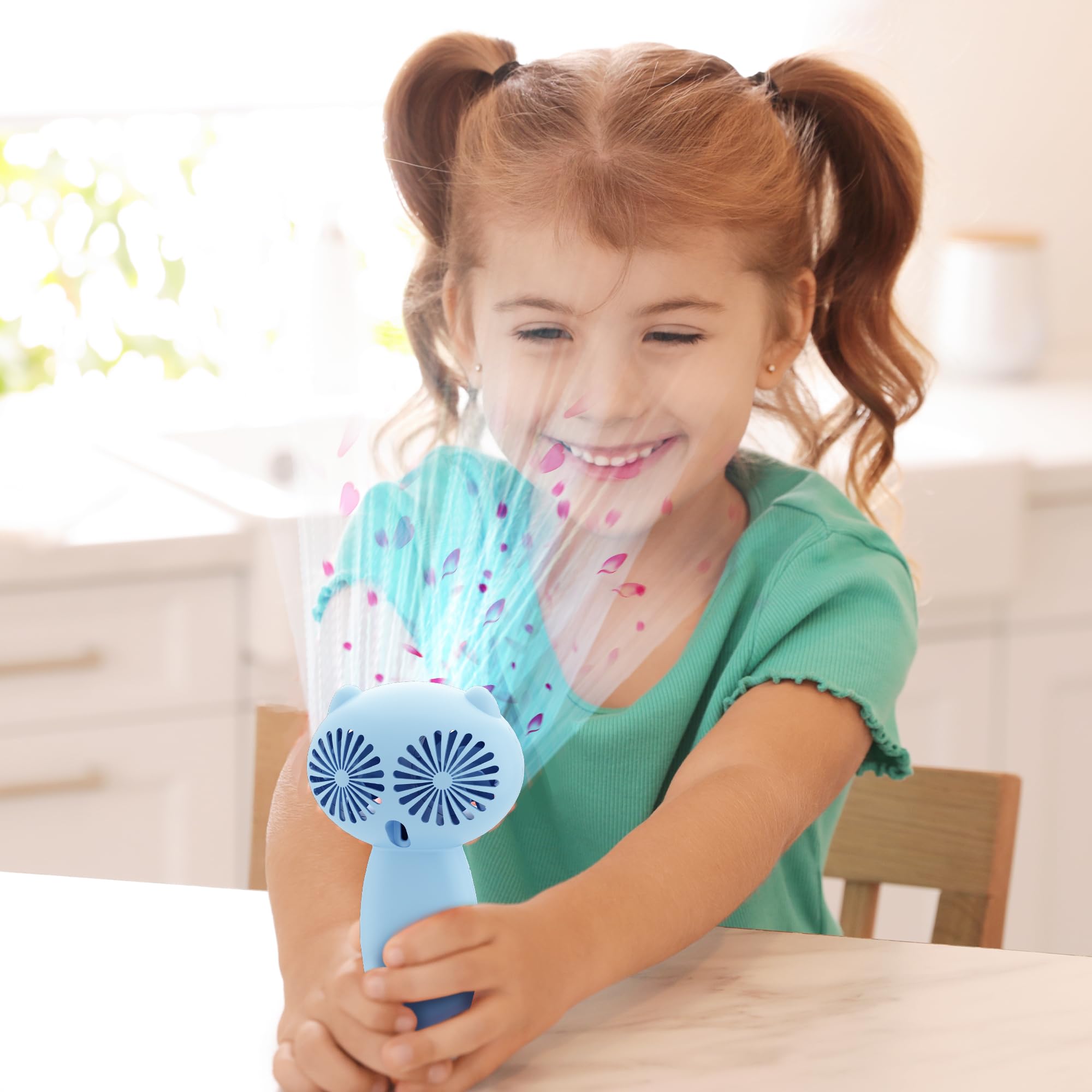 Ventilatore per Passeggino, Ventilatore Personale Portatile a Batteria, Ventilatore Gufo Carino Ricaricabile con Aromaterapia per Passeggini, Letti, Scrivanie, Campeggio e Viaggi