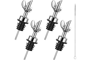 Yolev Weighted Liquor Pourers: The Last Stainless Steel Pourers You'll Need for a Tidy Bar