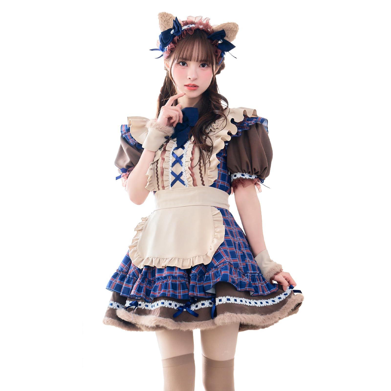 Amazon.co.jp: [Malymoon] コスプレ メイド ウエイトレス 家政婦