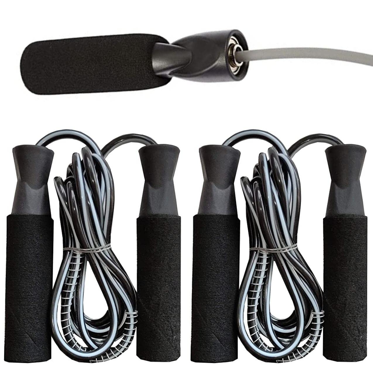 Jump Rope Adjustable Skipping & Jumping Rope For men and Women Weight loss Exercise Equipment Sports Speed Rope Adult Jump Rope for Women Workout Professional Tangle Free Fitness Jump Rope (Pack of 2) (B0BBBDQS5X) Amazon Price History, Amazon Price Tracker