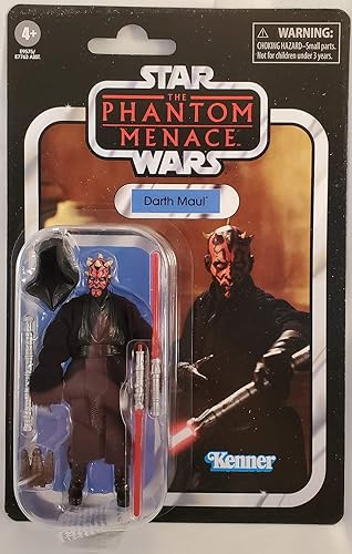 STAR WARS The Vintage Collection - Figura de acción de Darth Maul, escala de 3.75 pulgadas, juguetes para niños a partir de 4 años
