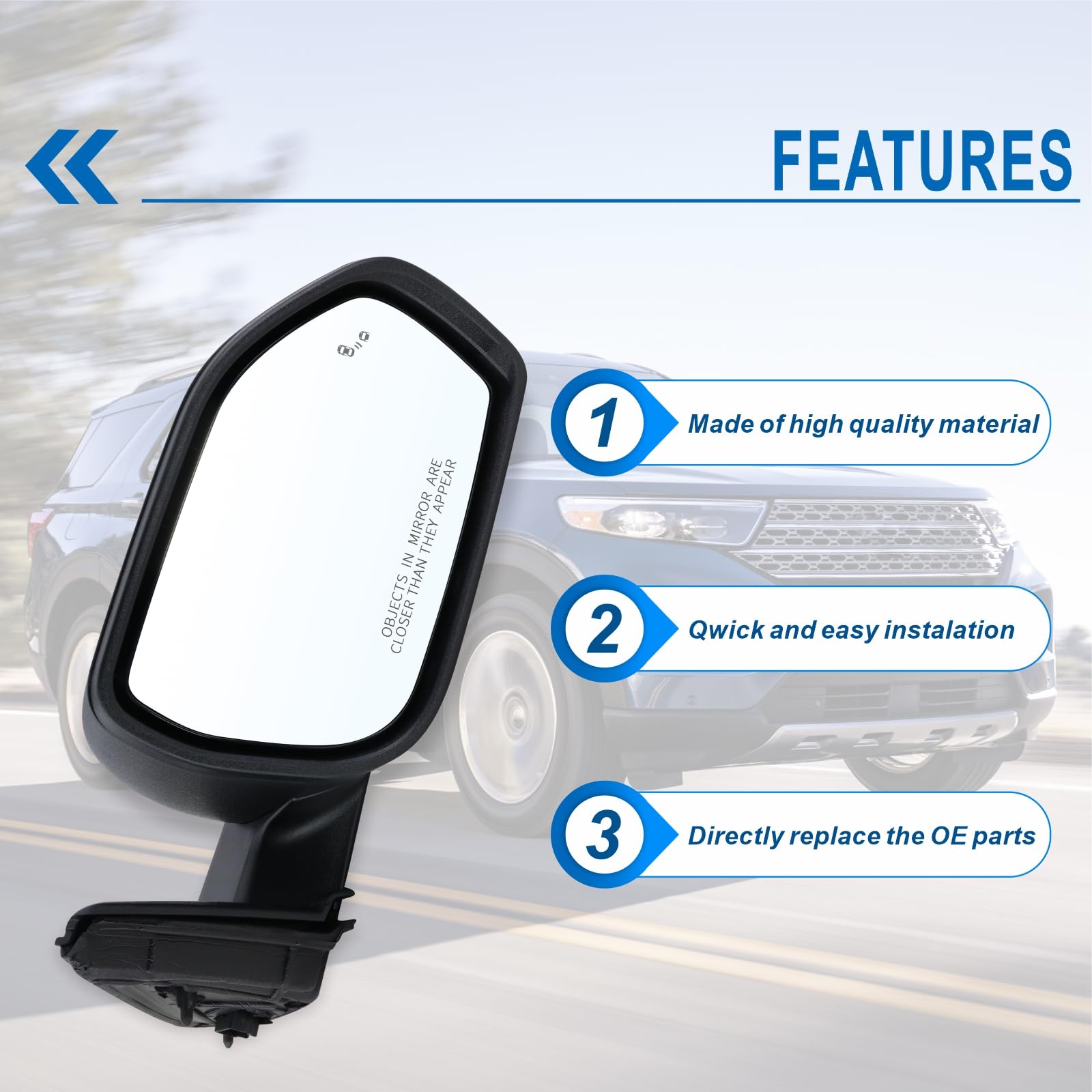 Amazon.com: Lqito Right Passenger Side Mirror Compatible With 2020