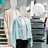 Vista 33 de BLKMTY Maniquí femenino de 69 pulgadas con forma de vestido de cuerpo completo, modelo de ropa, maniquí ajustable, maniquí desmontable realista