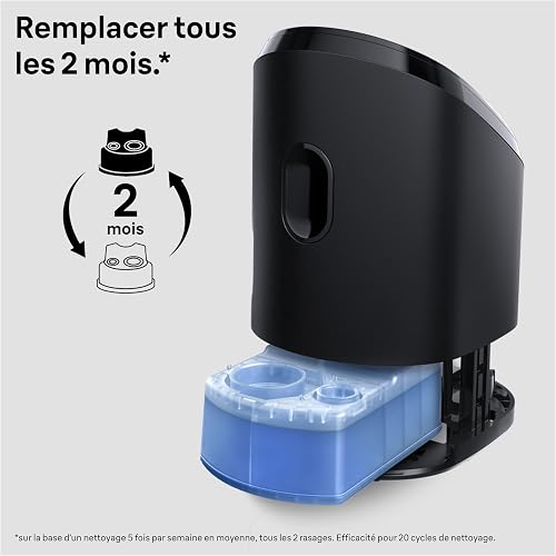 Braun Recharges 3-en-1 de Station SmartCare, Liquide Transparent, Pack de 6 - 7