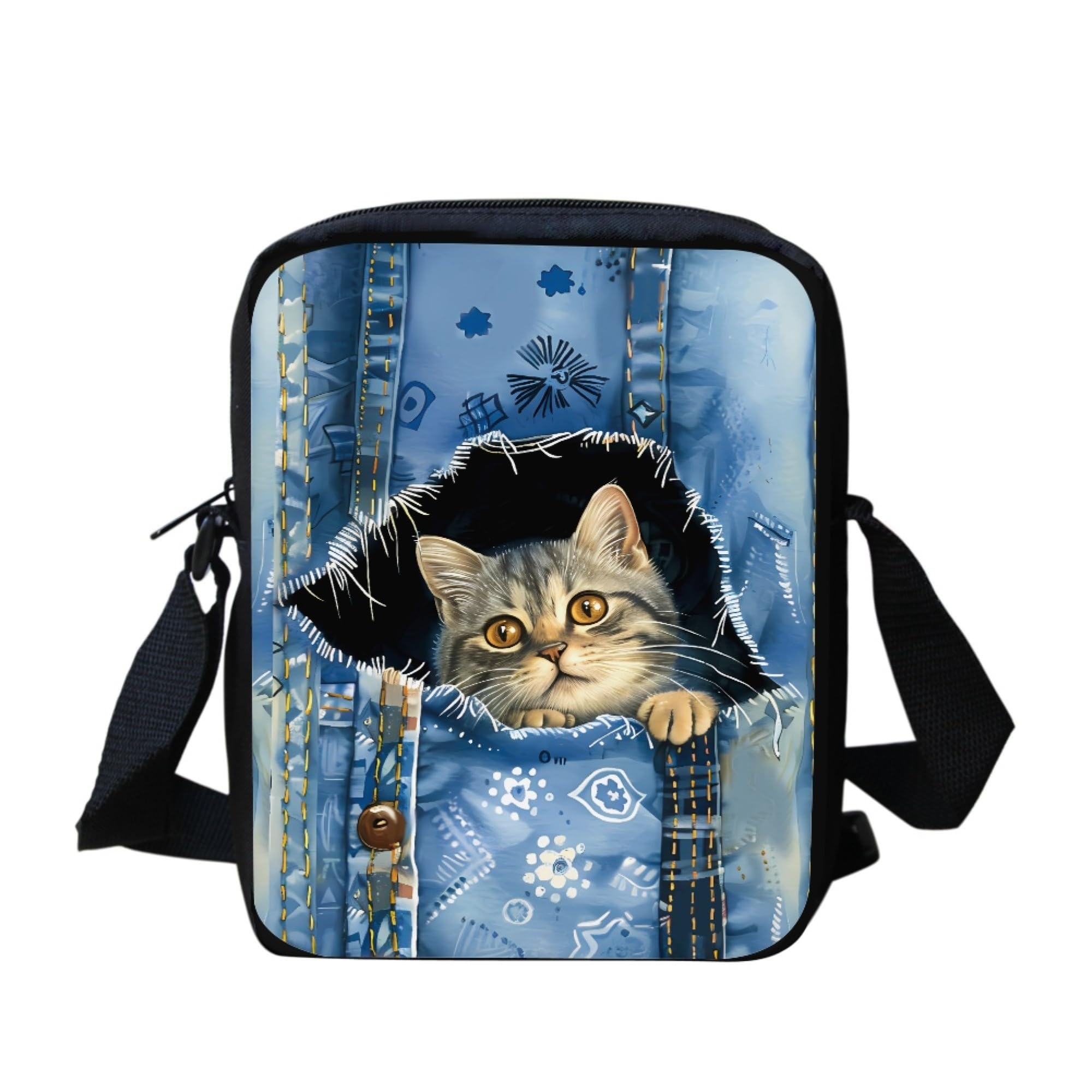 chaqlin Kawai Cow Design Crossbody Bags Women Mini Purse Small Messenger Tote Bags Kids Girls Sling Satchel Shoulder Handbag Woman Crossbody Purse — view 14