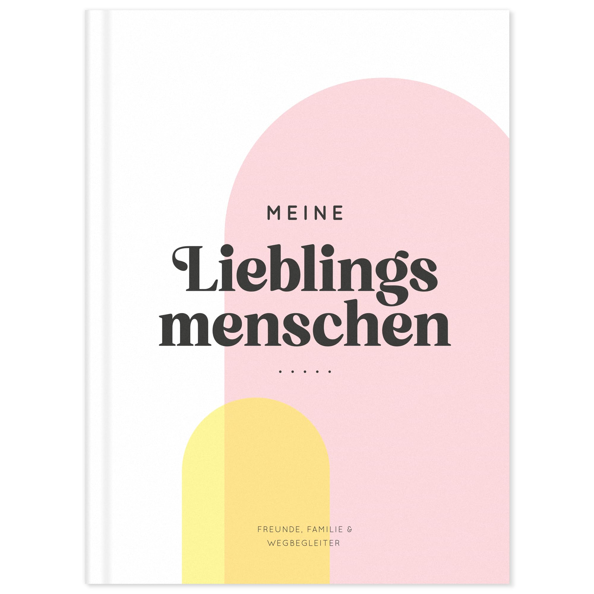 Freundebuch für Erwachsene, Poesiealbum zum Ausfüllen, für 30 Freunde Familie Kollegen und Wegbeleiter, Geschenk für Freunde