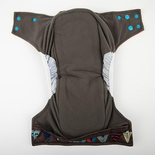 Miniatura 5 de 3 AIll in One - Pañales de tela para noche, inserto cosido AIO, reutilizable, lavable (estrellas tipi)