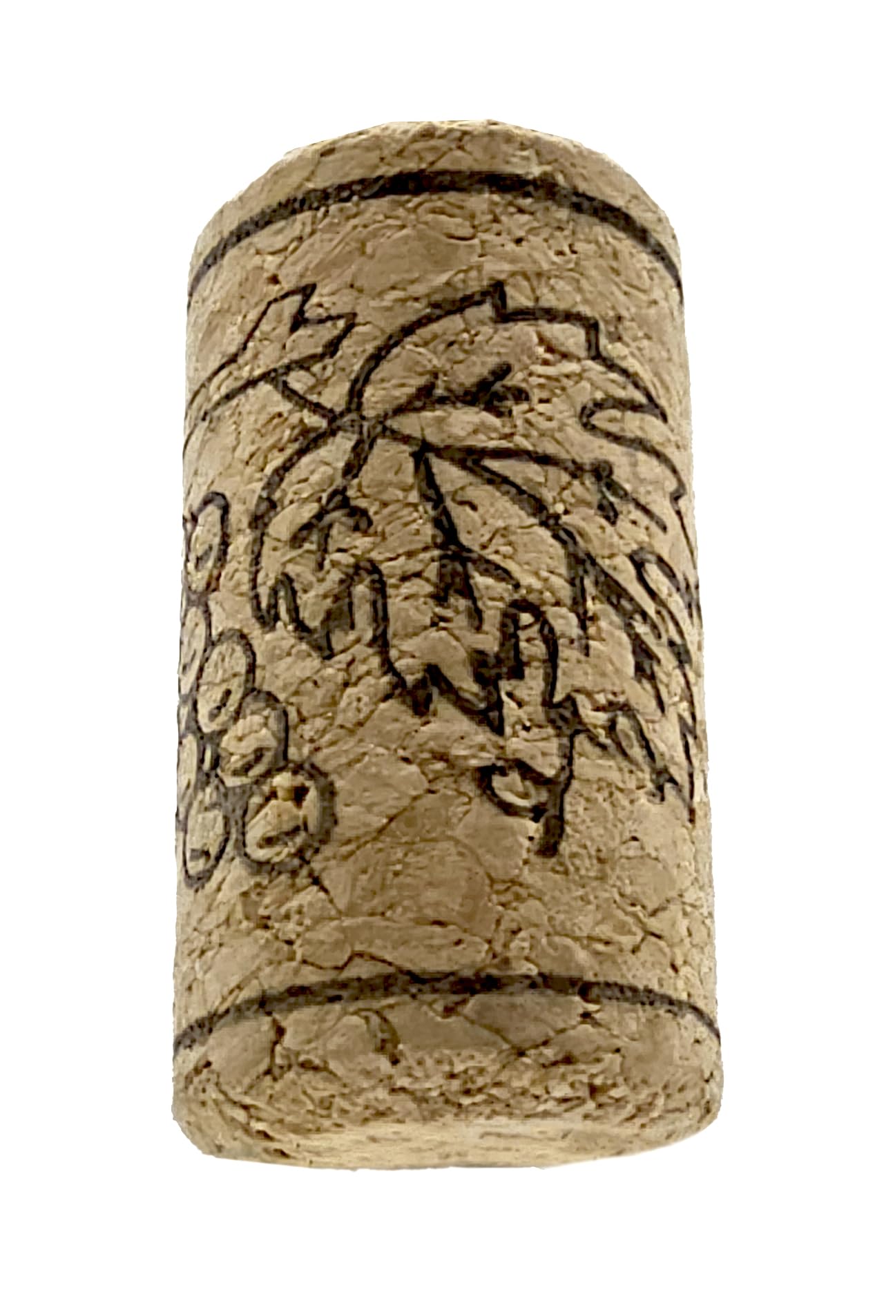8 x 1 3/4 corchos de vino rectos de primera calidad 44 x 22 mm 100/bolsa