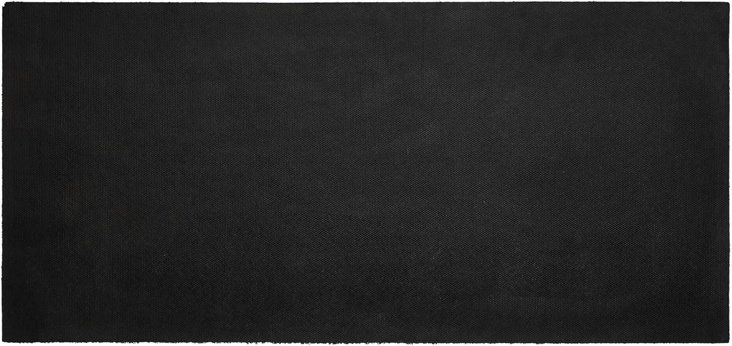 VHC Brands Coir Welcome Door Mat, Entry Rug, with PVC Backing, for Indoor Outdoor Use, Connell Collection, Rectangle 17x48 Doormat, Primitive Stars, Natural