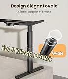 MAIDeSITe EL2 Pro Art Piètement de Bureau Électrique Réglable en Hauteur avec Élégant Pieds Ovales, Table Capacité de Charge de 180 kg, avec 4 Commandes à Mémoire et Protection Anti-Collision. - 4