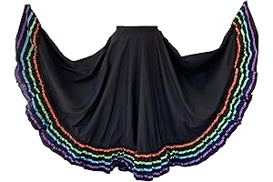 Gorgeous Folklorico Skirts for Girls and Women - Graceful Half-circle Design
