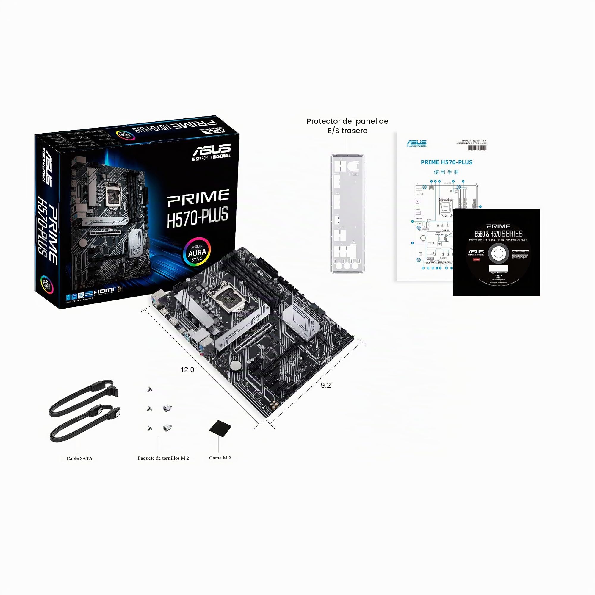 Amazon.com: ASUS Prime H570-PLUS LGA1200 (Intel® 11ª/10ª