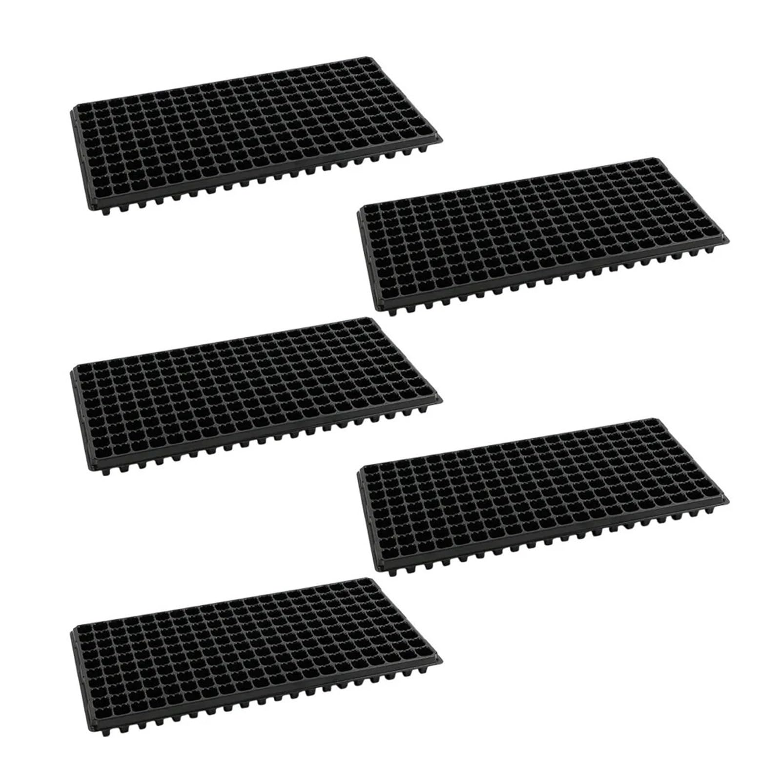 MFWHEFJ Seed Tray 5Pcs Seedling Tray Nursery Pot 200 Cells Plastic Sprouter For Garden Growing Trays Home Planting DIY Grower