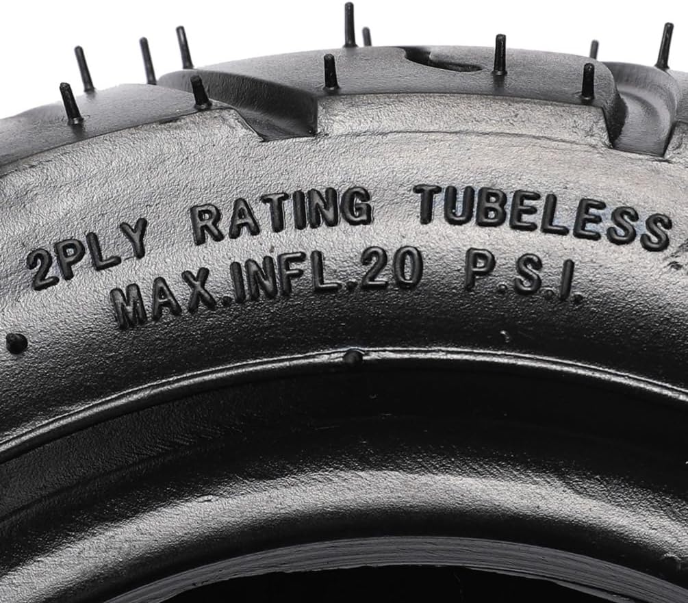 Set of 2 13x5-6 Tubeless Tire ATV 13x5x6 13x5-6 Street Tire Tyre for Go Kart Quad Buggy Dune Golf Cart 4 Wheelers ATV UTV Lawn Mower Garden Tractor Drift Trike Tricycle Mini Bike