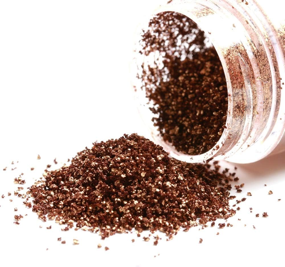 Glitter Loose Pigment Powder, Multifunctional Eyeshadow & Lip Makeup, Long Lasting Mineral Cosmetics with High Color Payoff, Shimmery Metallic Finish (#1)