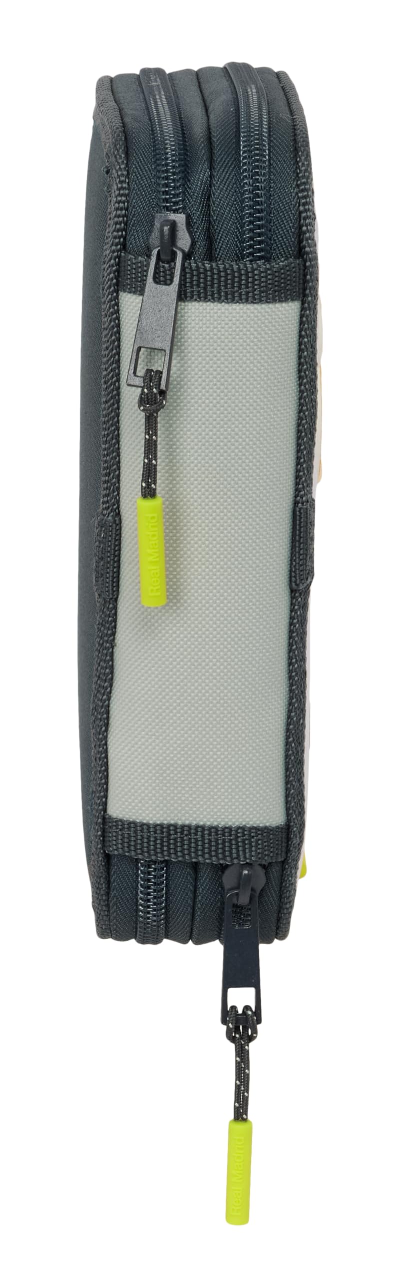 Safta Real Madrid Attrezzature 25/26 - Astuccio scolastico per bambini, con 29 utensili inclusi, ideale per bambini da 5 a 14 anni, comodo e versatile, qualità e resistenza, 12,5 x 4 x 19,5 cm, bianco
