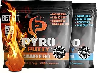 Phone Skope PYRO Putty Winter, Summer, Eco Blend, Emergency Survival Fire Starter