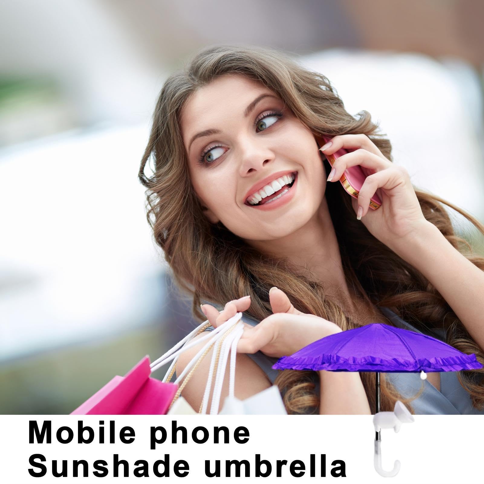 Pare-soleil pour téléphone portable, pare-soleil pour téléphone portable | Parapluie de téléphone réglable antireflet,Support de pare-soleil de téléphone portable à ventouse, couverture de