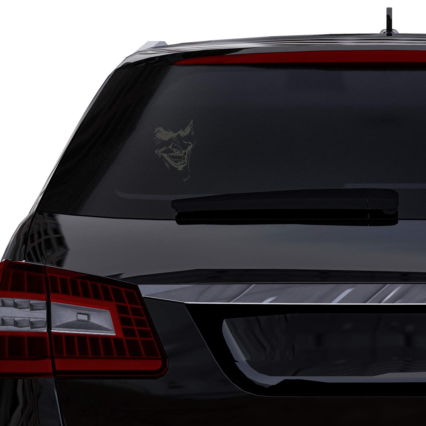 JOKER ADESIVO NERO Lucido Scritta Rosso Carminio Pellicola Accessori K059 EUR 9,73 - IT - Foto 7