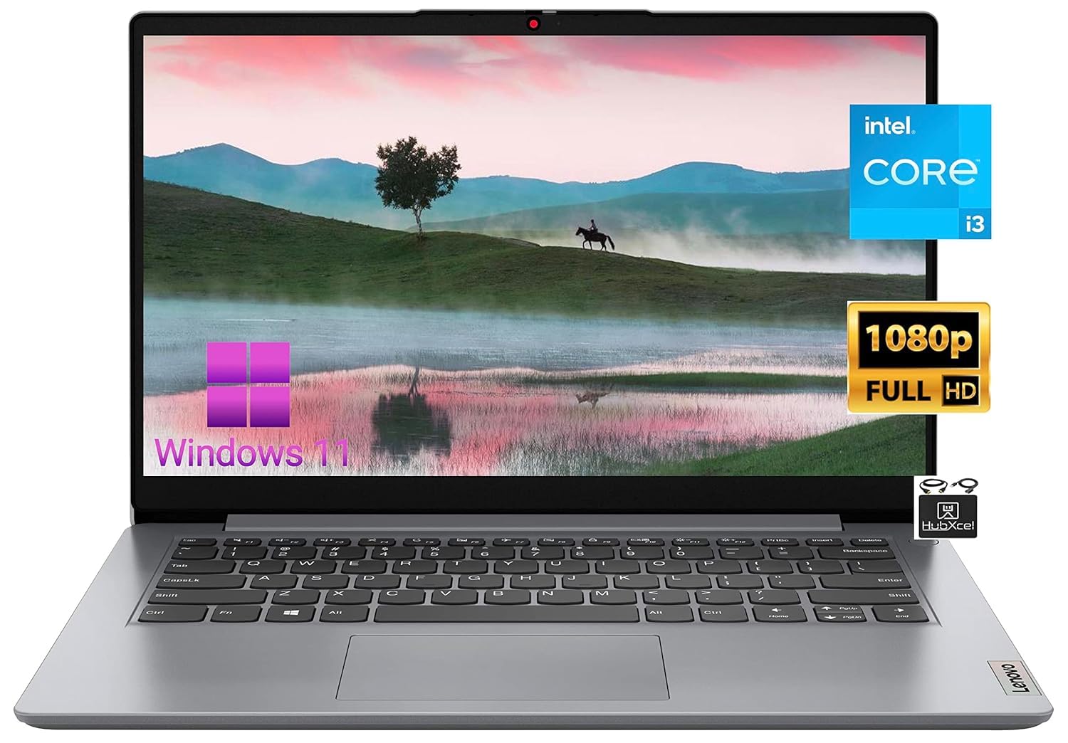 Lenovo 2023 IdeaPad 3i Laptop 14" FHD Screen, Dual-core Intel i3-1115G4 Processor (Upto 4.10 GHz), 12GB RAM, 512GB NVMe SSD, Wi-Fi 6, Bluetooth, 4-in-1 Card Reader, Win 11 (Upgraded)