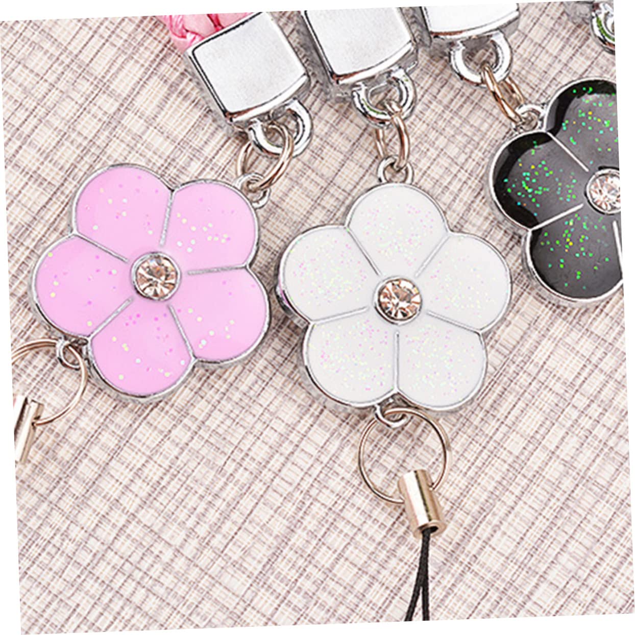 Operitacx Cuerda Antipérdida Para Teléfono Móvil Lanyard De Pu Elegantes Para Llaveros Y Decoración De Bolsos 4 Piezas X 5