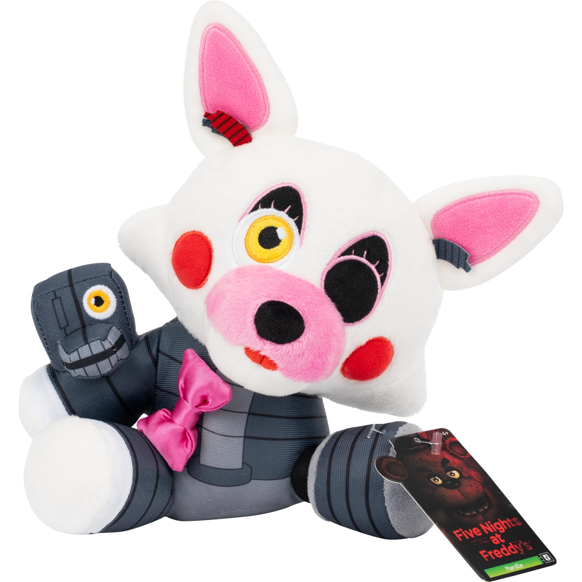Jazwares Five Nights at Freddy’s Mangle Plush - 8-Inch Stuffie with Soft Material and Glow-in-The-Dark Eyes - 1