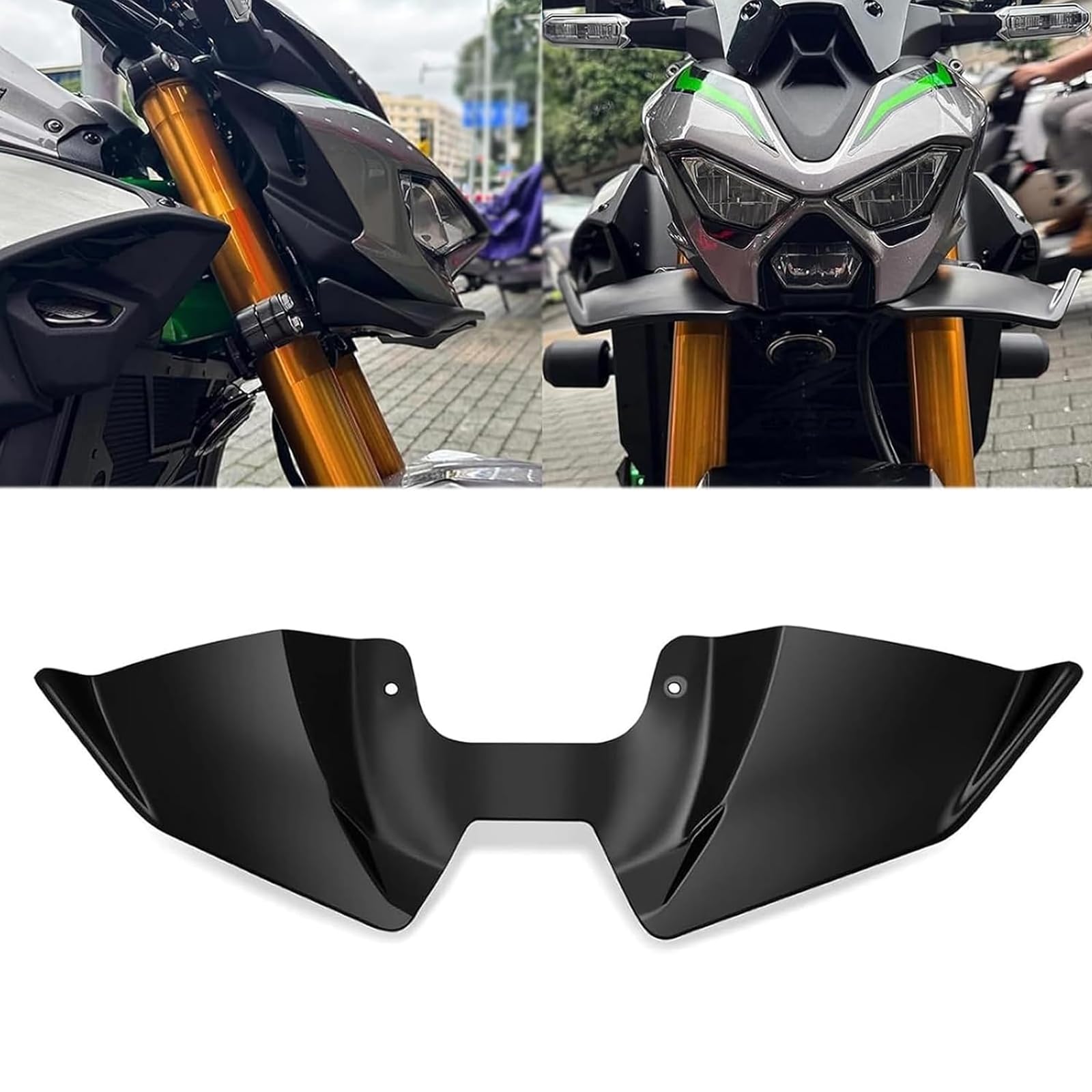 FOR Z900 Z900SE z900 z900se 2025 2026 nuovi accessori per motocicletta deportanza spoiler anteriore naked alettone alettone aerodinamico kit spoiler anteriore Spoiler e alettoni