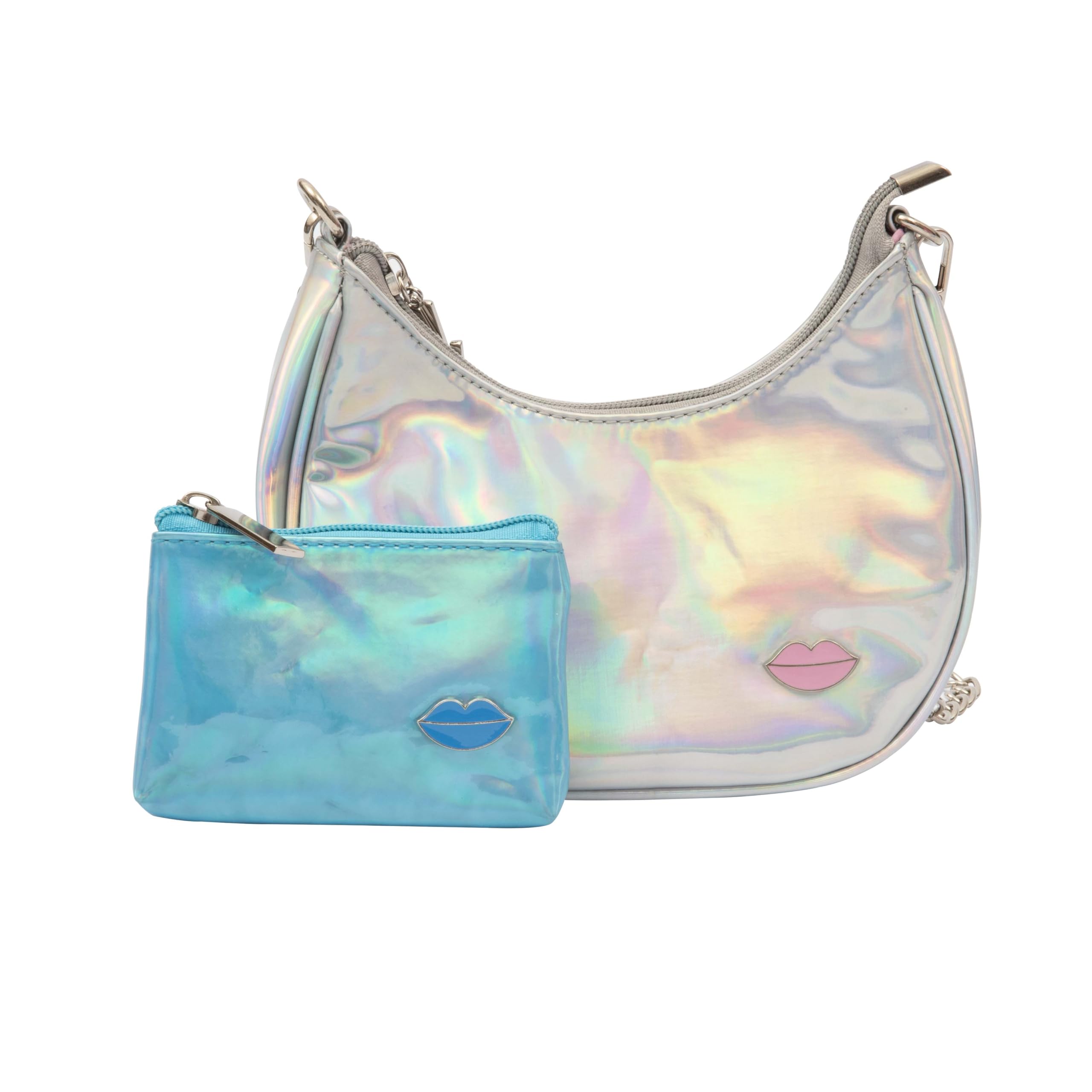 Very Bella Chic VBag Blue – Kids’ Shoulder Bag & Matching Mini Pouch Set – Stylish Handbag Duo for Girls – Perfect for Dress-Up, Roleplay & Everyday Use – Lightweight & Trendy – For Ages 6+