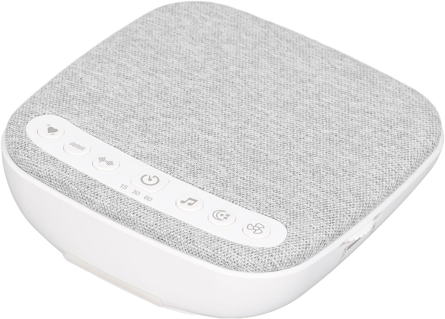 Baby Sleep Aid White Noise Machine, Sleep Aid Device, 18 Soothing Sounds Infant Soother Device for Bedside Desktop, Volume Control Knob Timing Settings (4.5in)